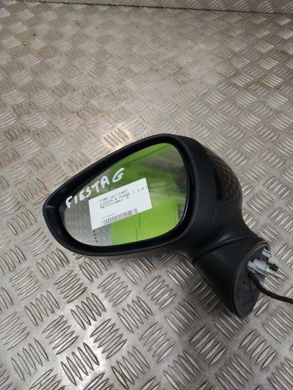 Miroir Glace rétroviseur gauche pour FORD FIESTA VI phase 1, 2008-2012,  dégivrant, à clipser, Neuf. - Cdiscount Auto
