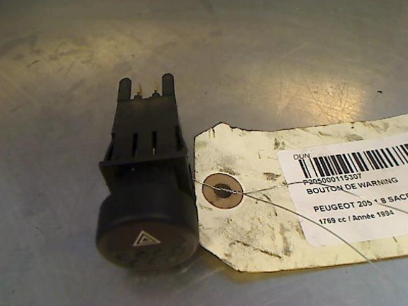  Bouton  de warning PEUGEOT 205 Diesel occasion Opisto